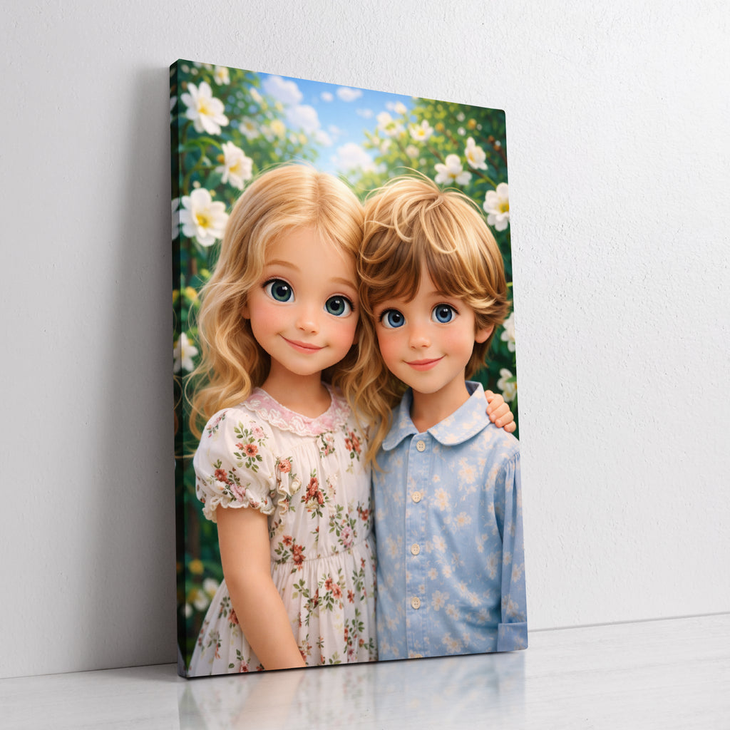 Custom 3D cartoon portrait from photo
