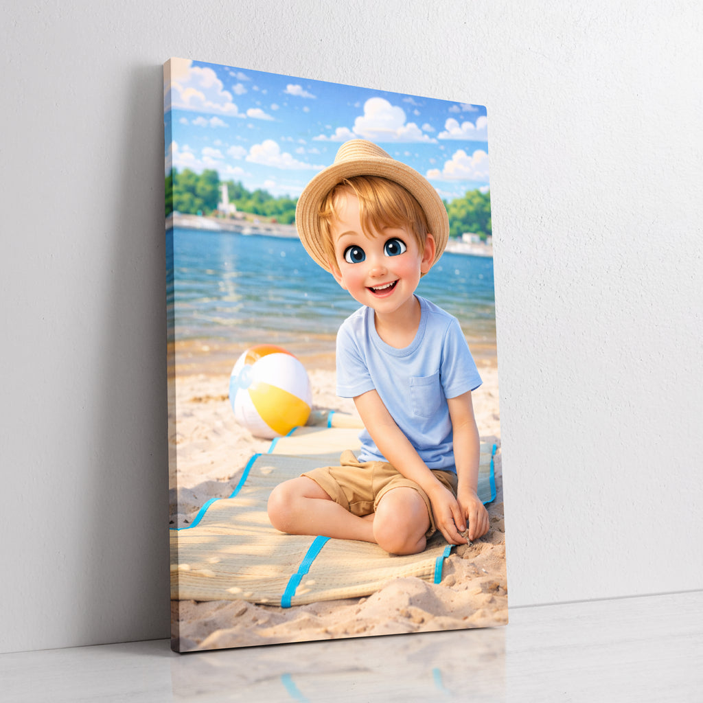 Custom 3D cartoon portrait from photo