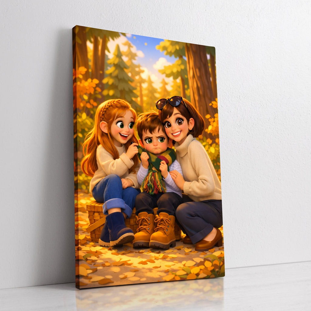 Custom 3D cartoon portrait from photo