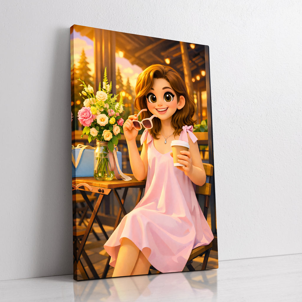 Custom 3D cartoon portrait from photo
