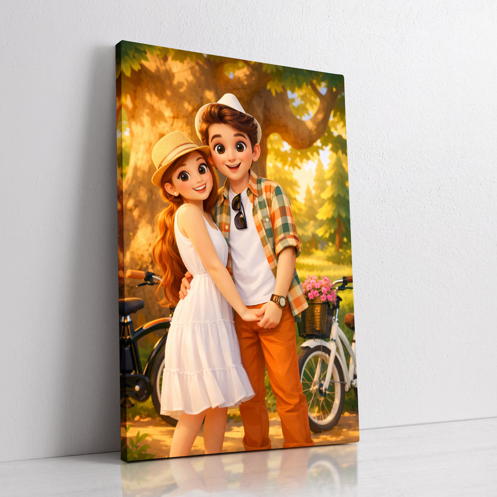 Custom 3D cartoon portrait from photo