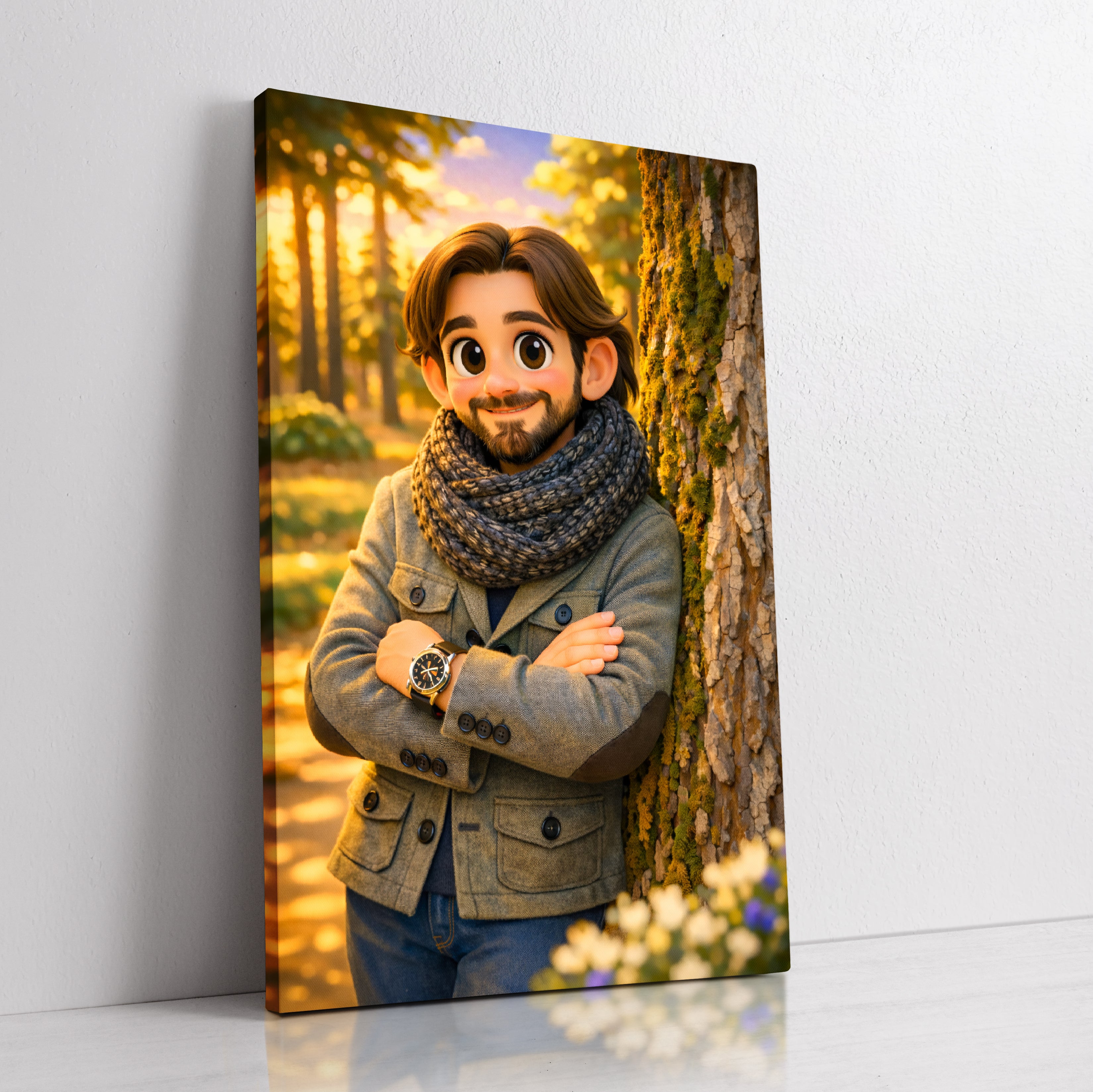 Custom 3D cartoon portrait from photo