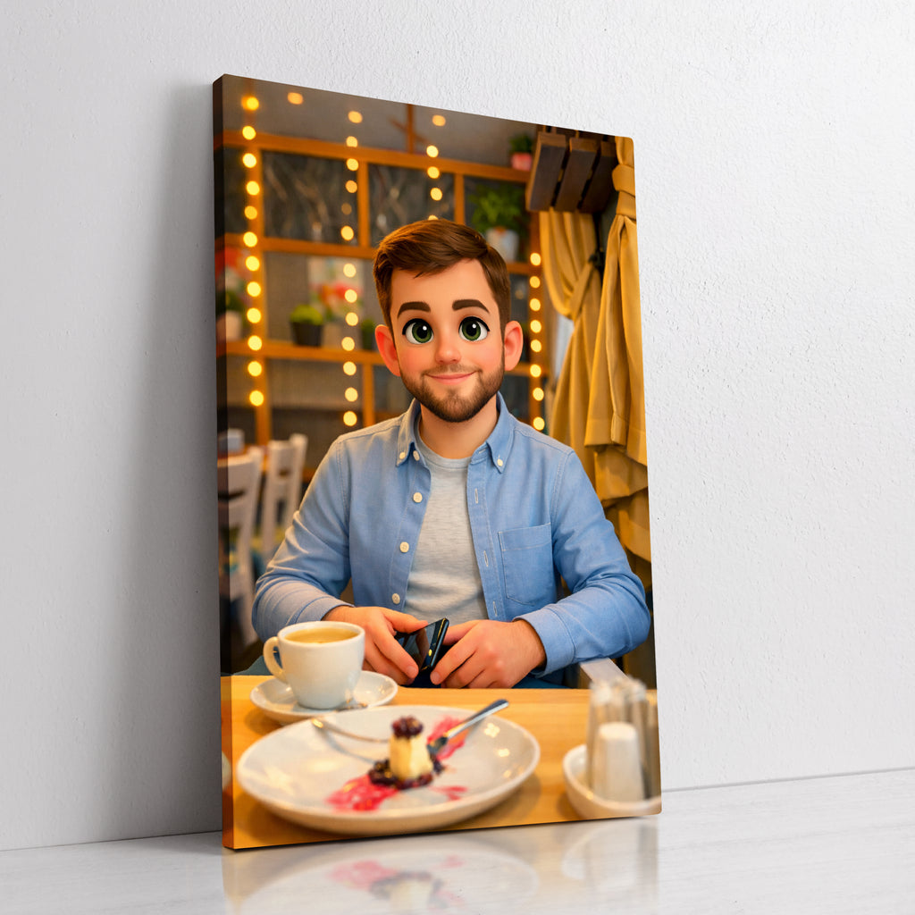 Custom 3D cartoon portrait from photo