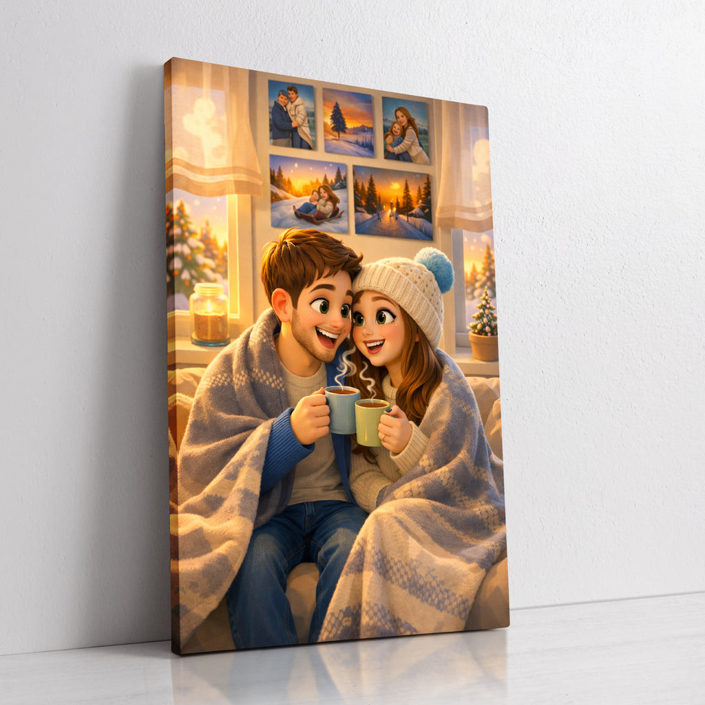 Custom 3D cartoon portrait from photo