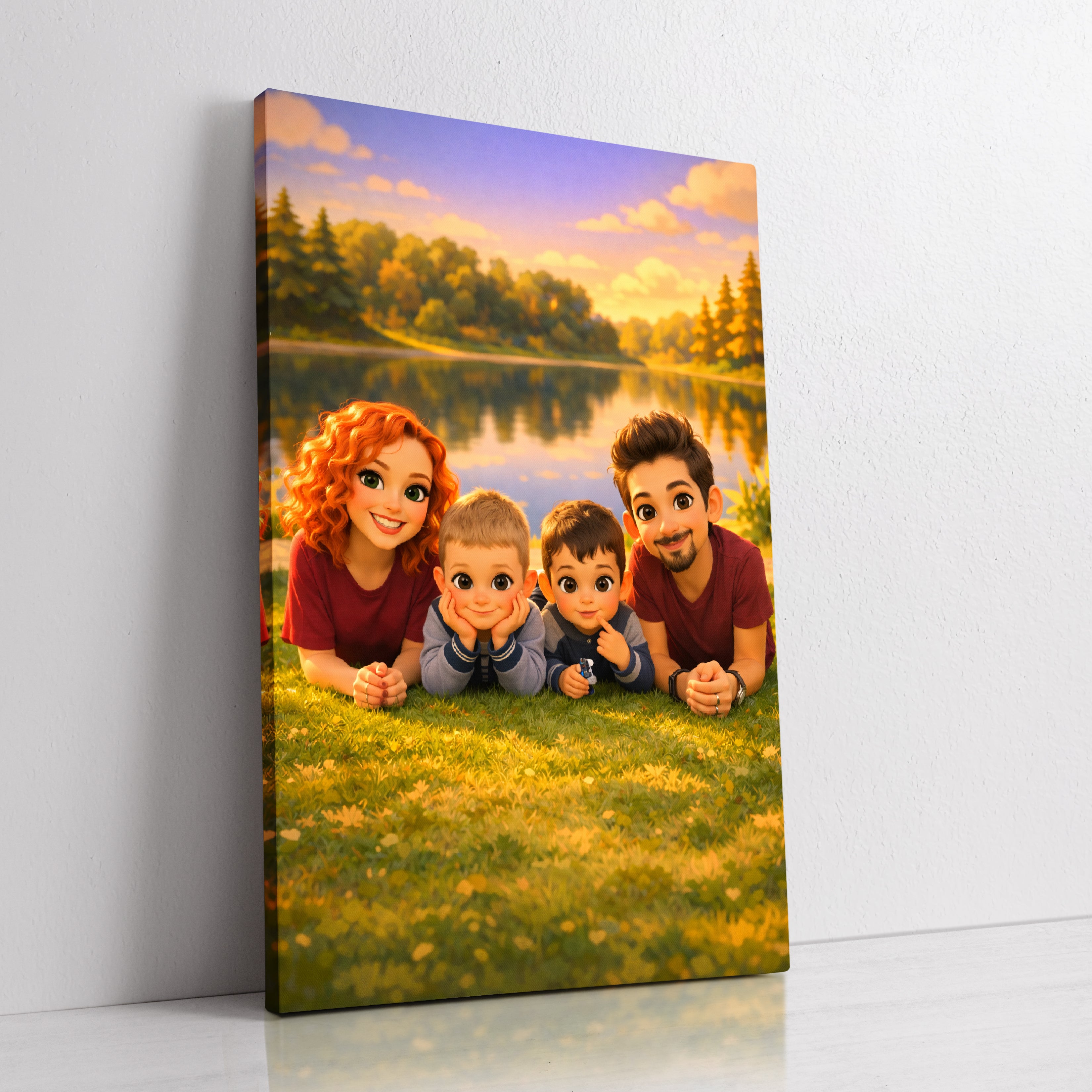 Custom 3D cartoon portrait from photo