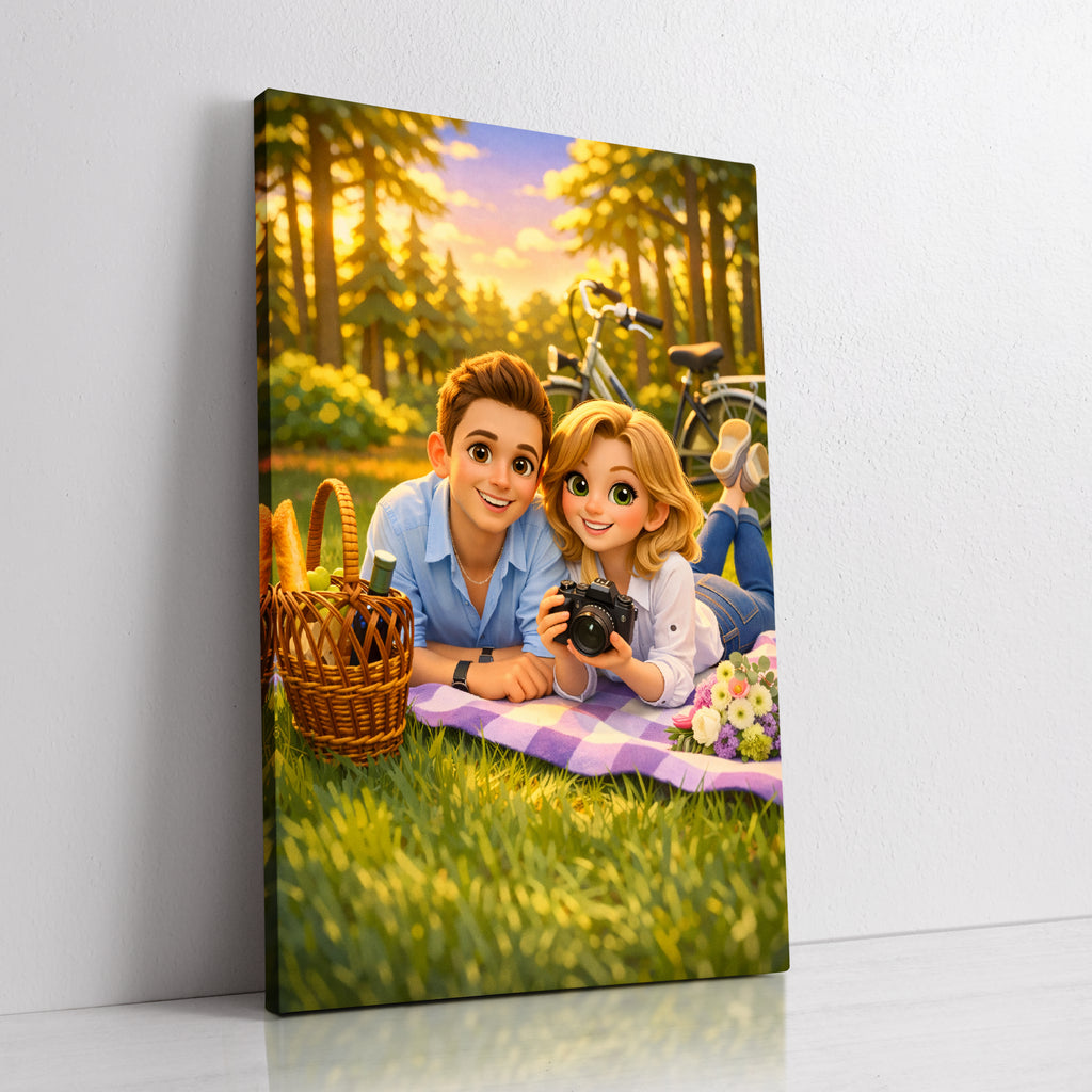 Custom 3D cartoon portrait from photo