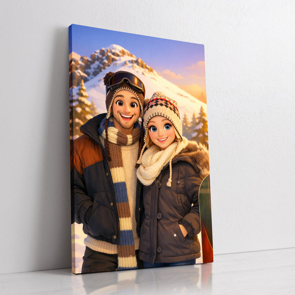 Custom 3D cartoon portrait from photo