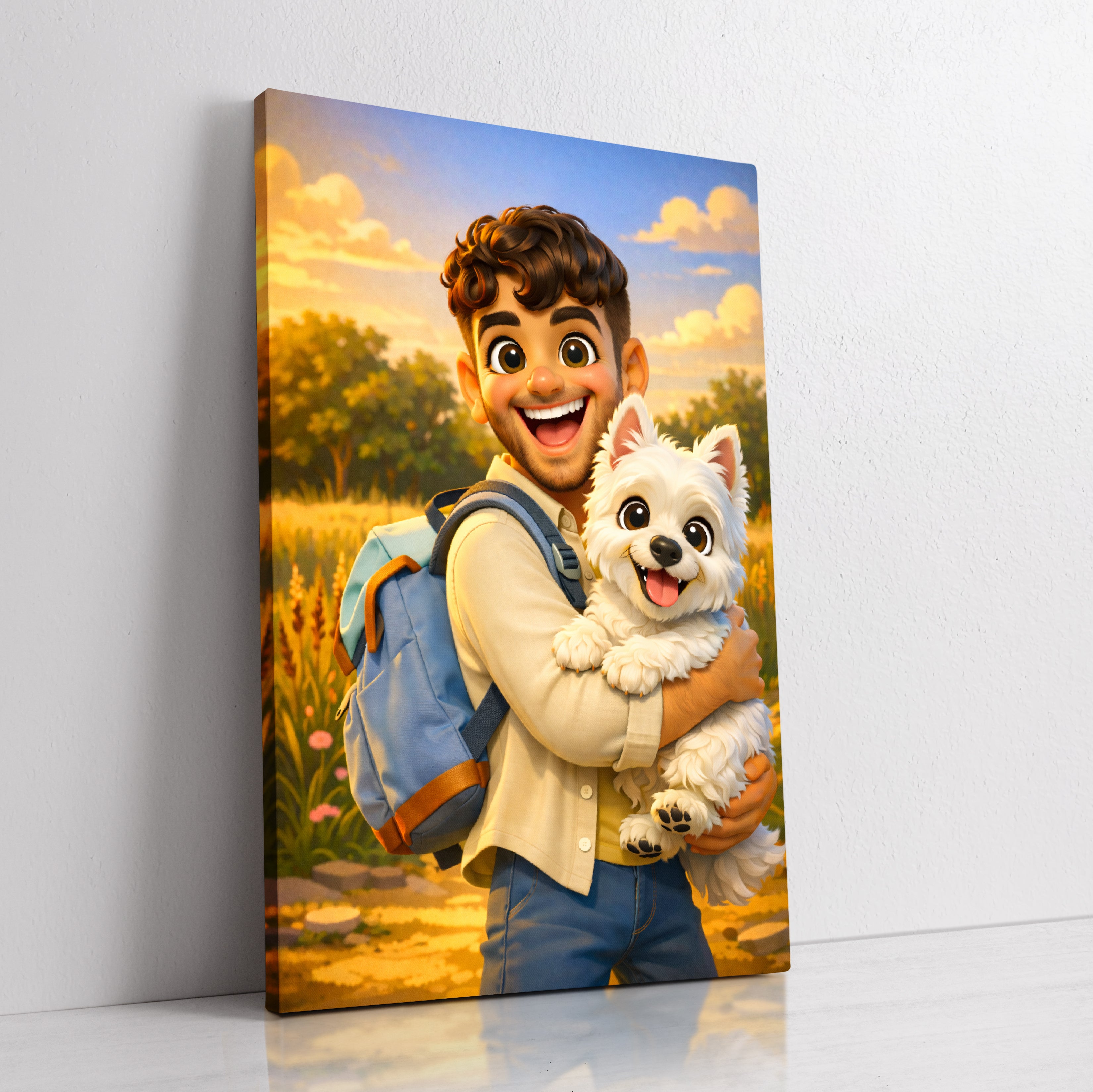 Custom 3D cartoon portrait from photo