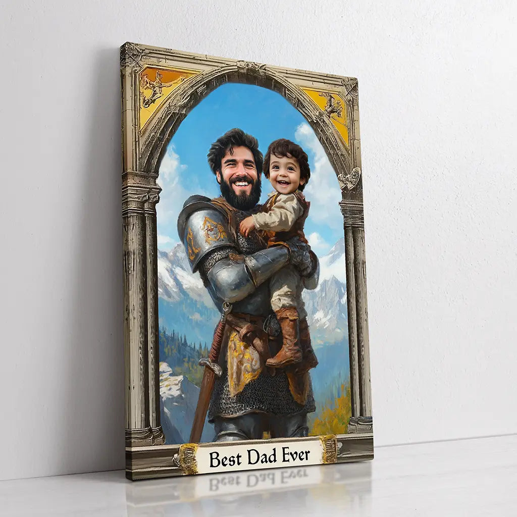 Best Dad Ever Custom portrait