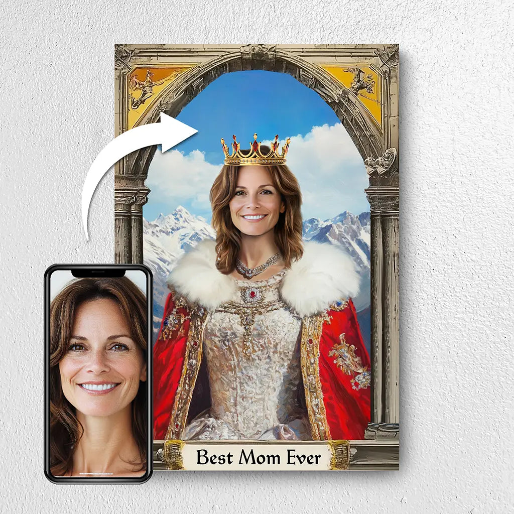 Best Mom Ever custom portrait from photo
