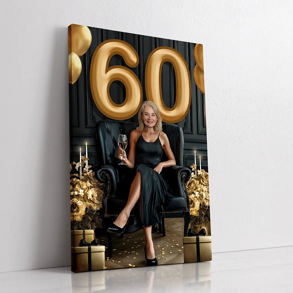 Custom 60th birthday gift