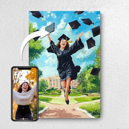 Custom Graduation Portrait from photo