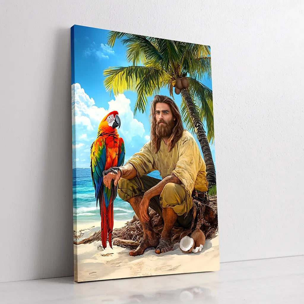 Desert Island Adventure custom portrait