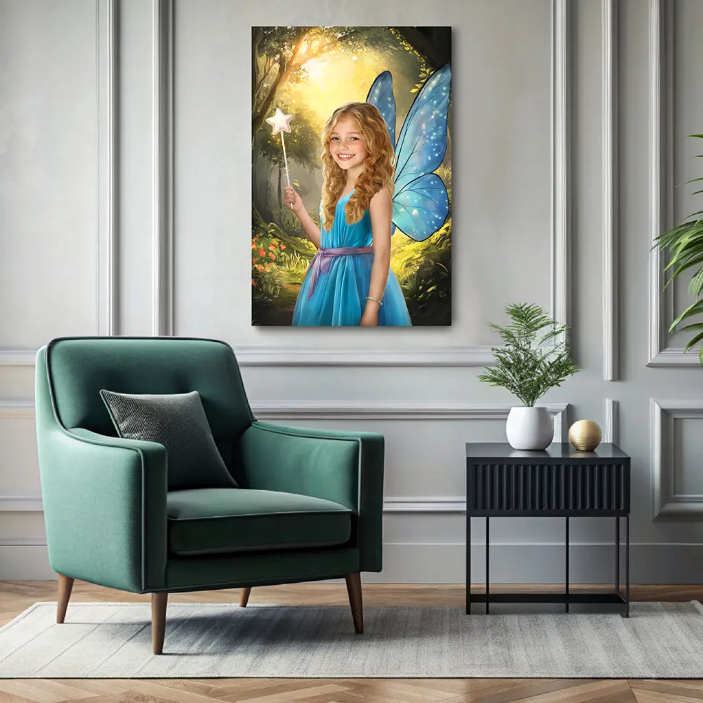 Fairy of the Enchanted Forest wall art canvas