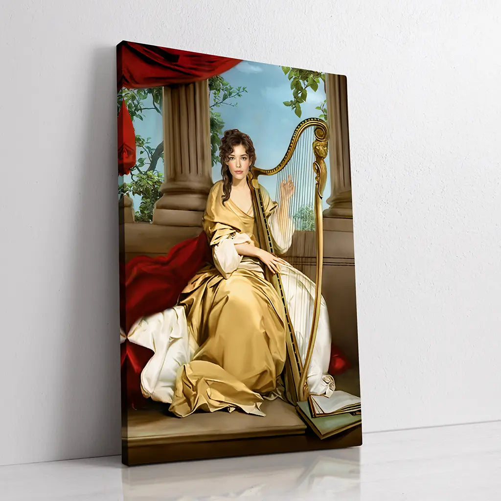 Golden Duchess custom royal portrait