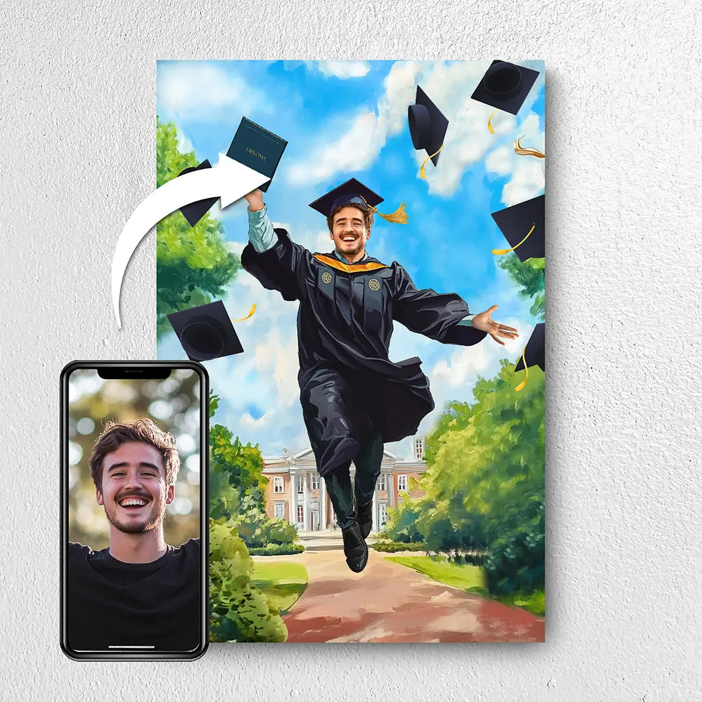 Graduation Portrait from photo