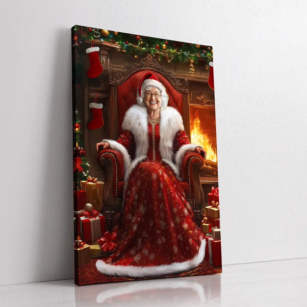 Mrs. Claus custom Christmas female portrait