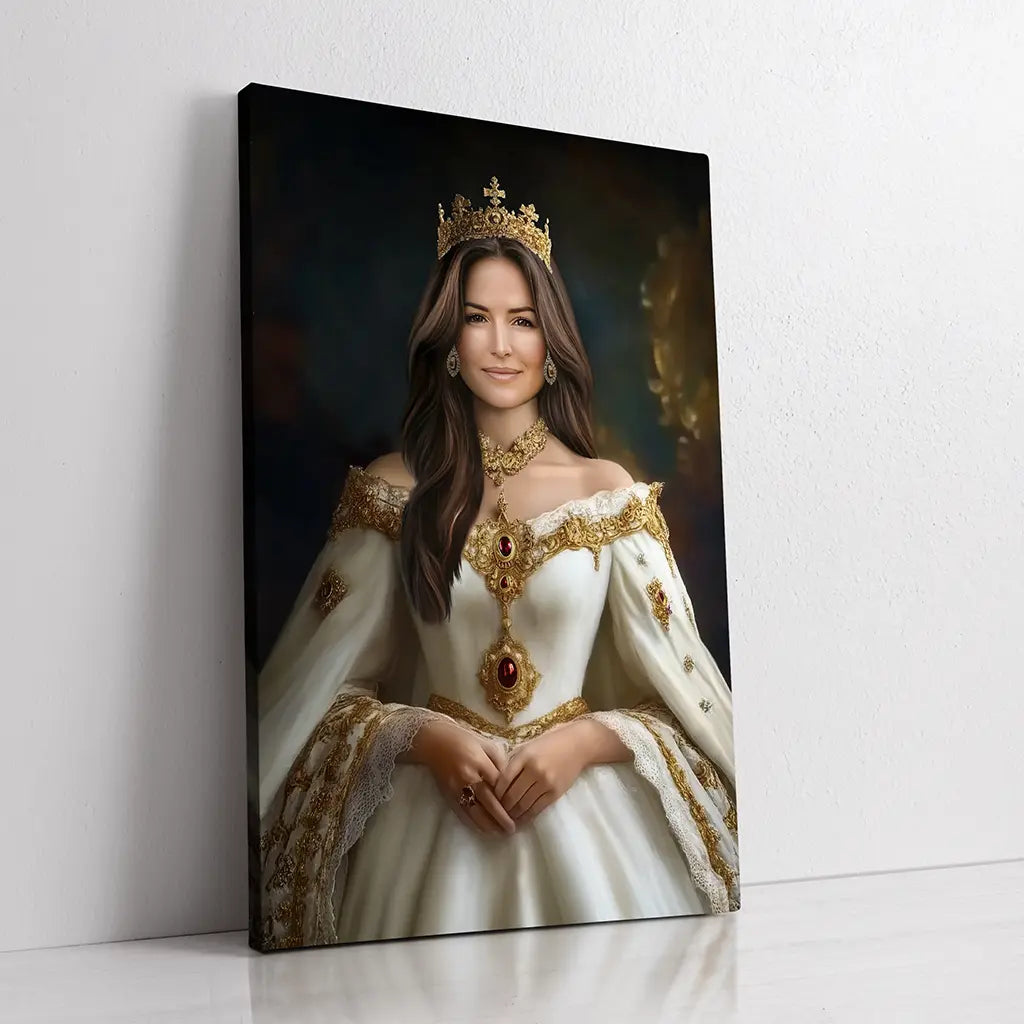 Regal Majesty custom personalized female portrait