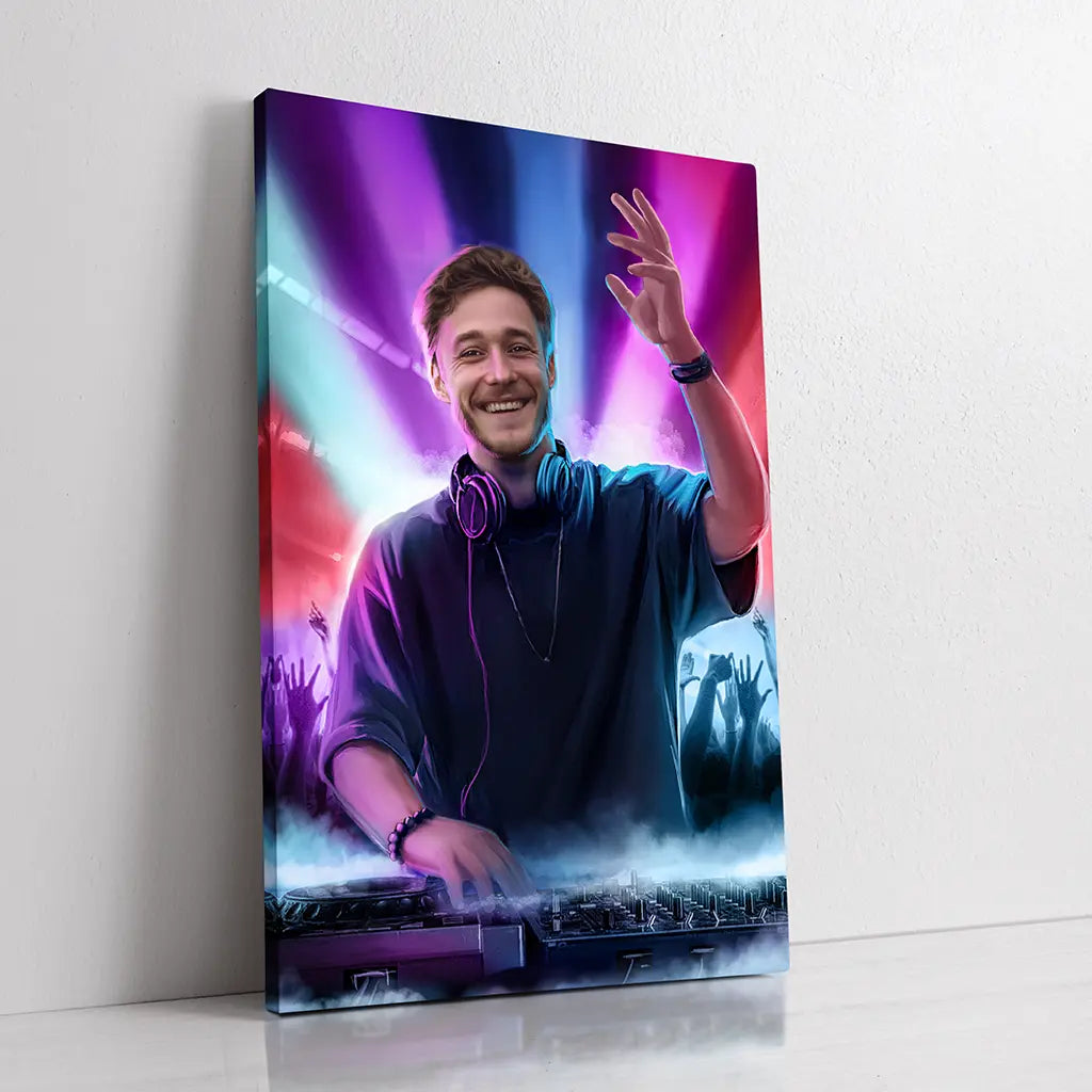 The DJ Vibes custom portrait