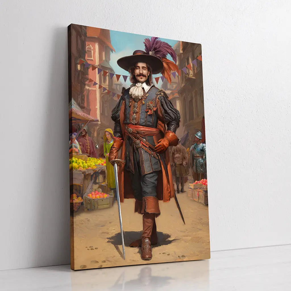 The Dashing Musketeer portrait