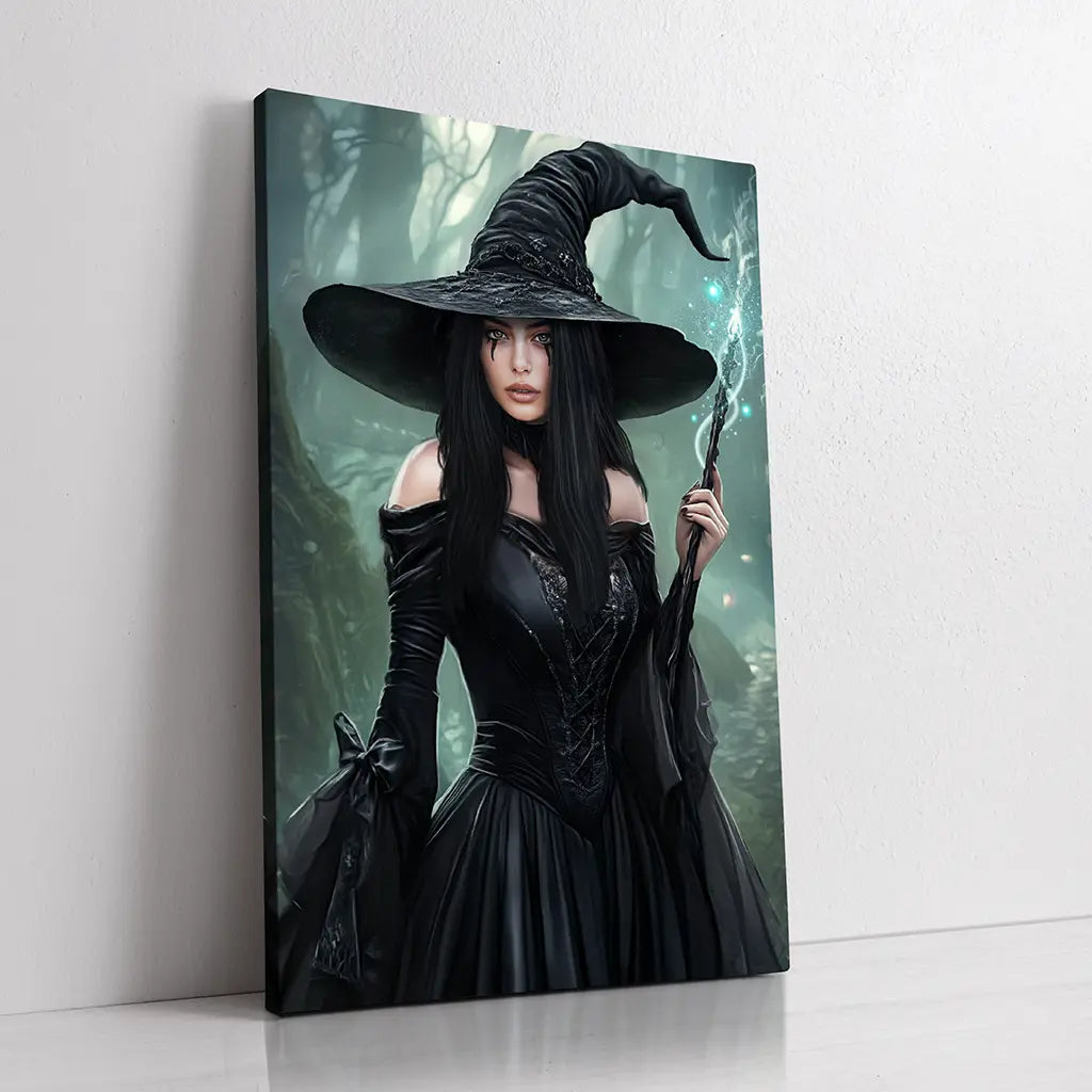 The Evil Witch custom personalized female halloween portrait