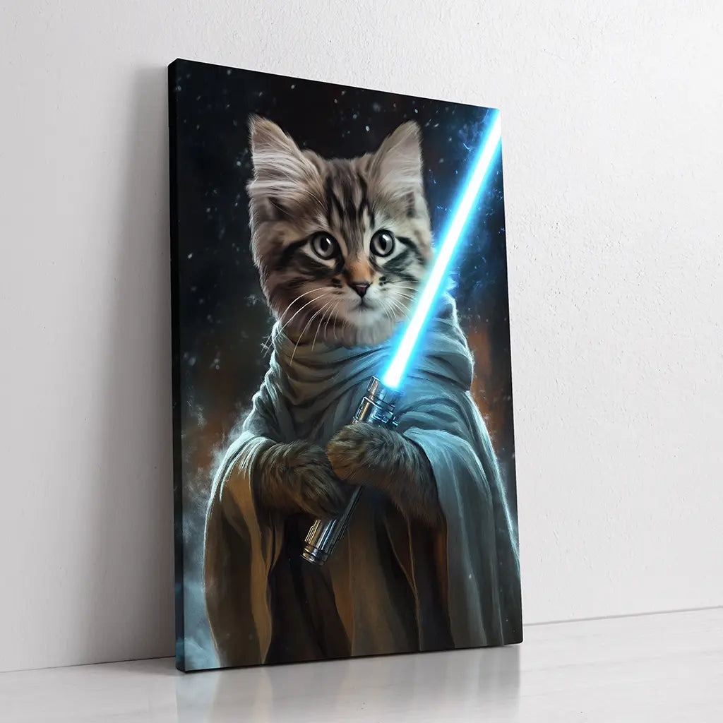 The Galactic Guardian custom cat portrait