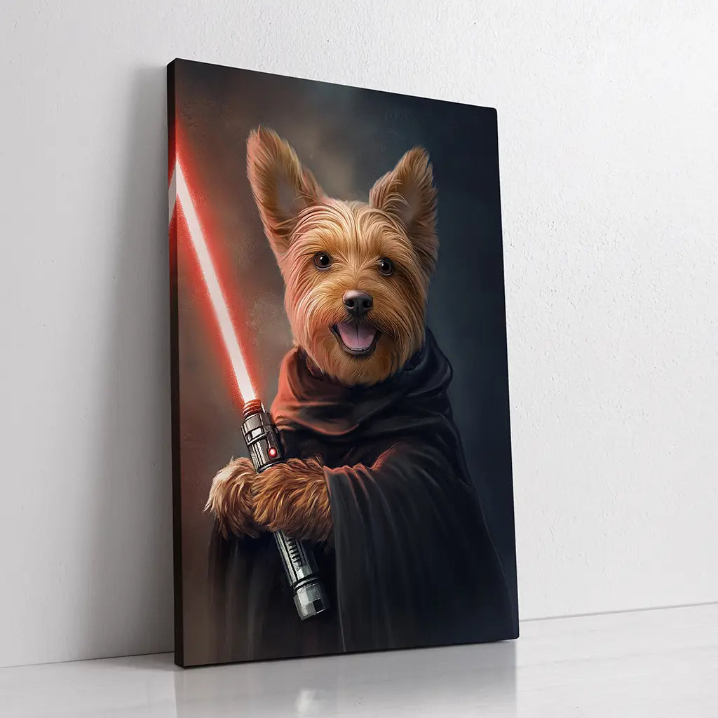 The Galactic Guardian custom dog portrait