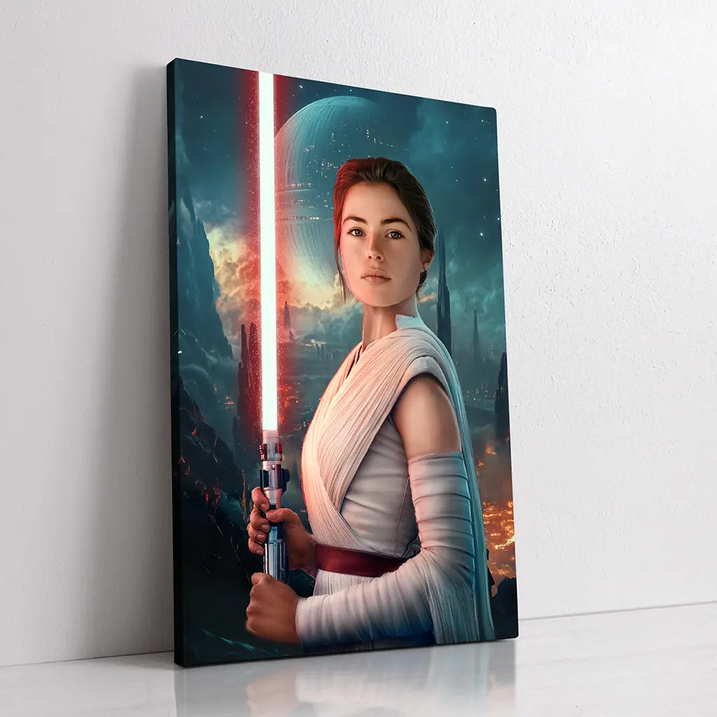 The Galactic Warrior custom female portrait