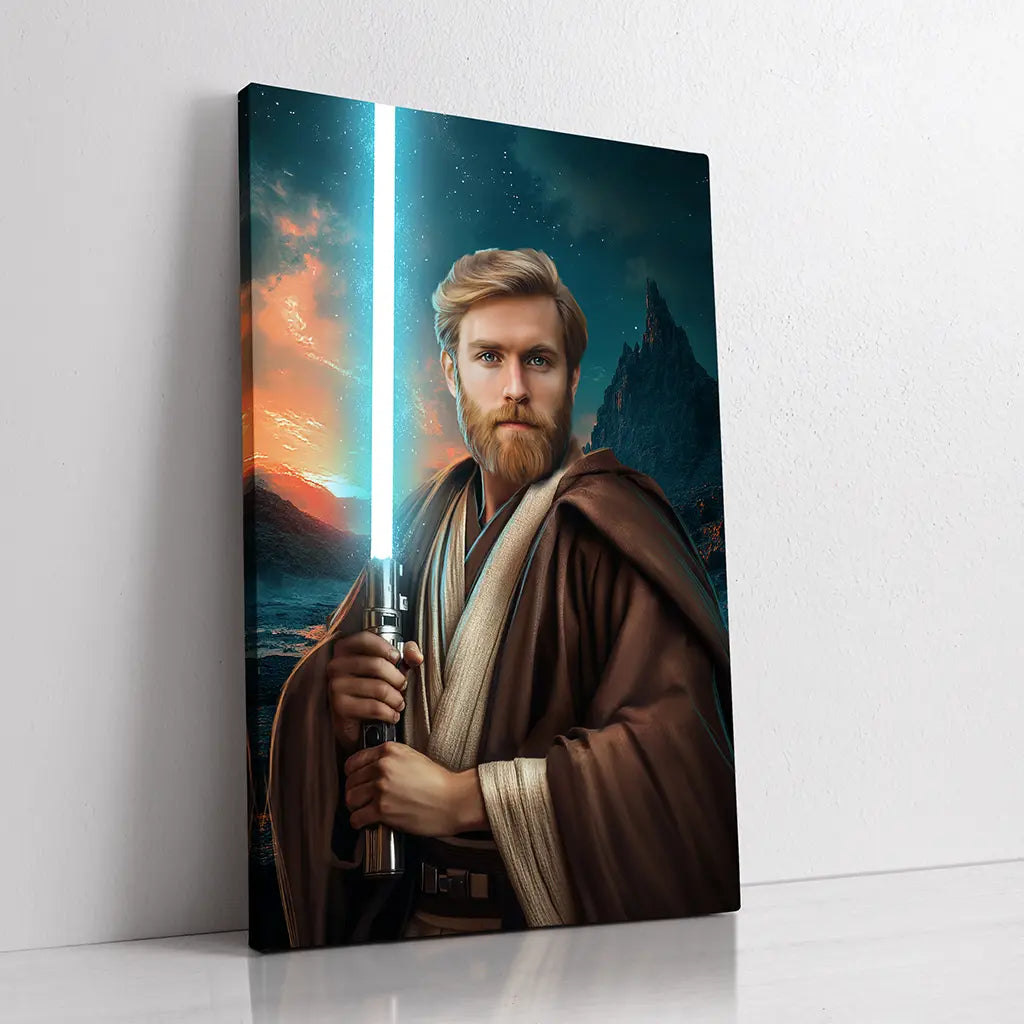 The Galactic Warrior custom male portrait