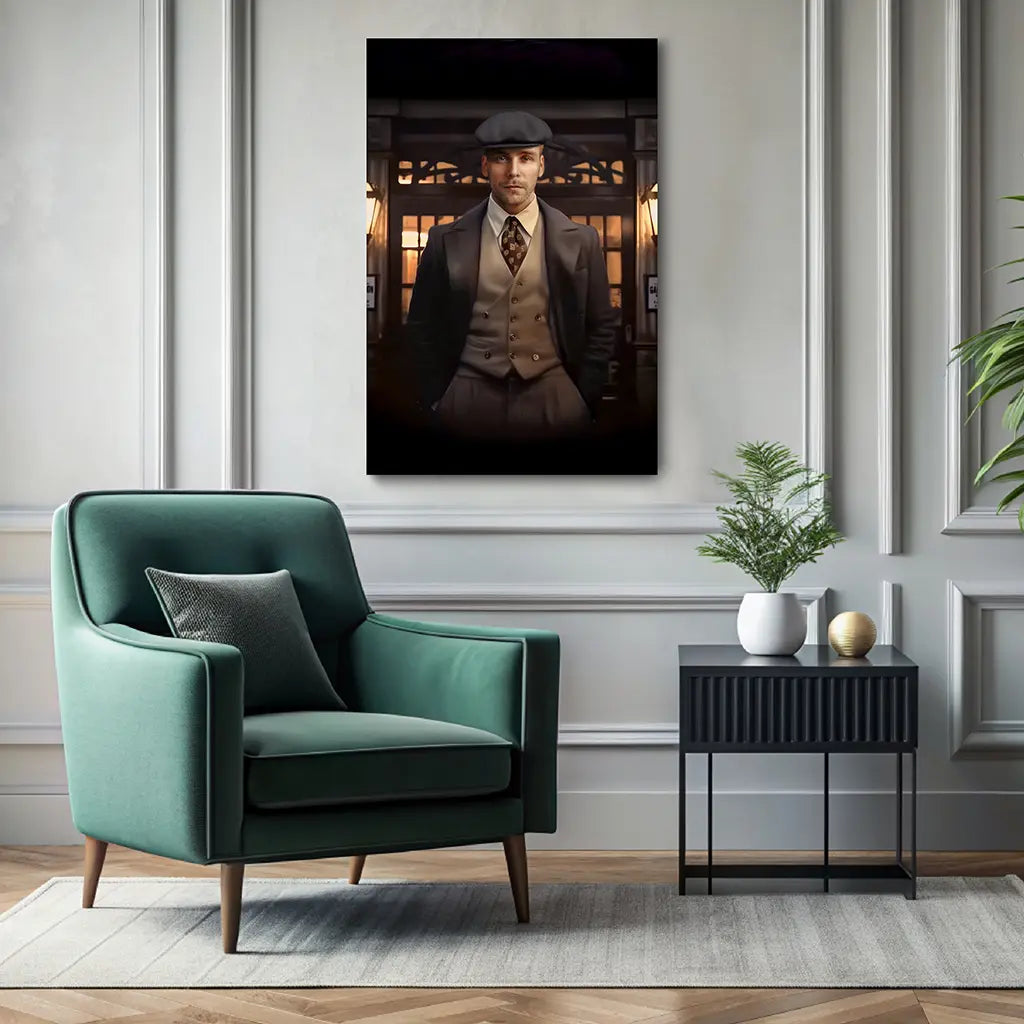 The Gangster custom personalized portrait wall decor