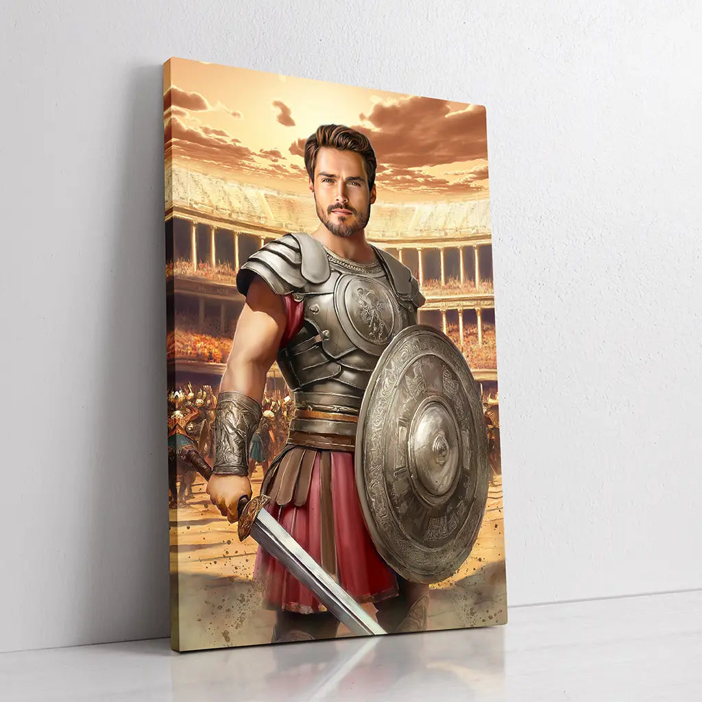 The Gladiator custom personalized male portrait