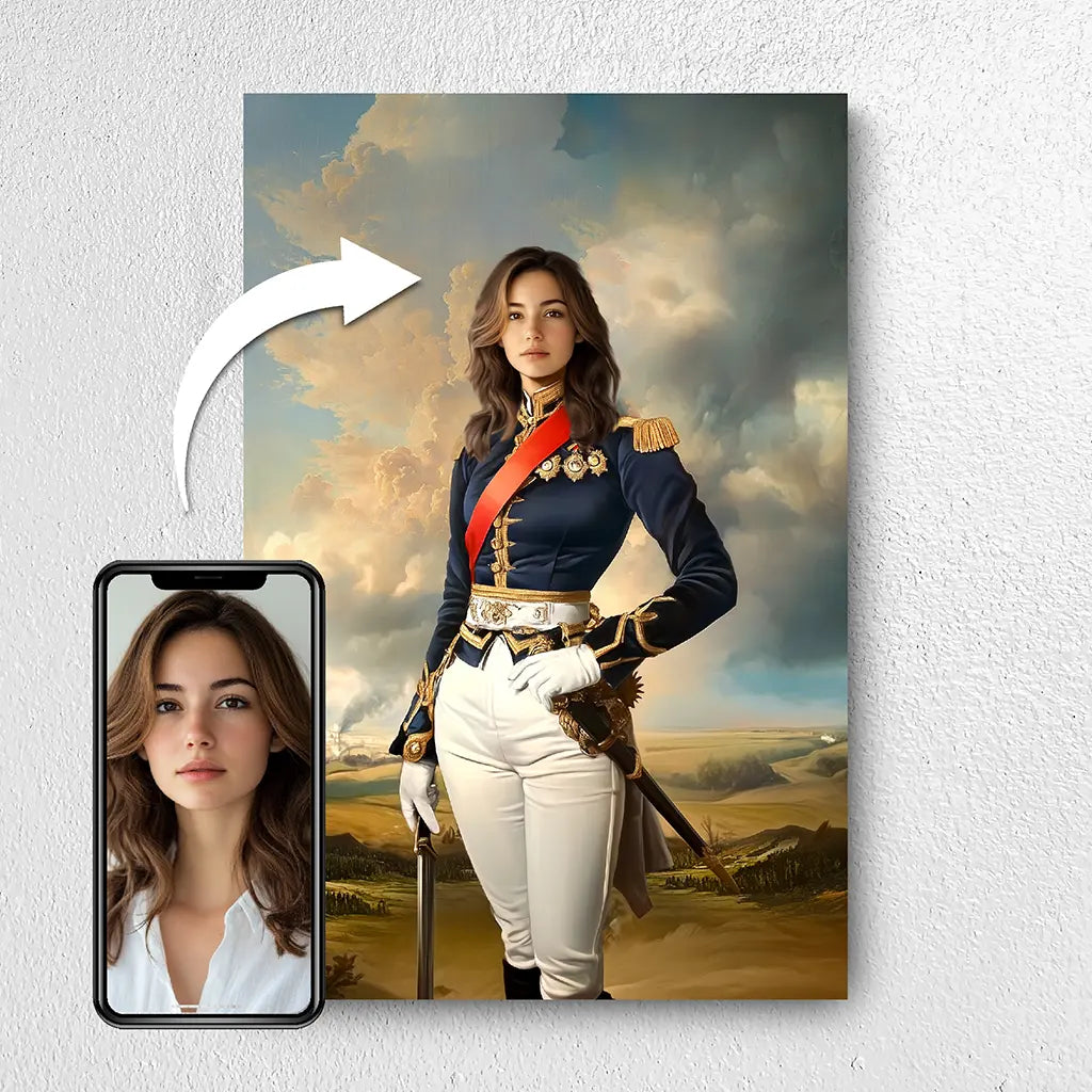 The Lady Commander custom portrait from photo