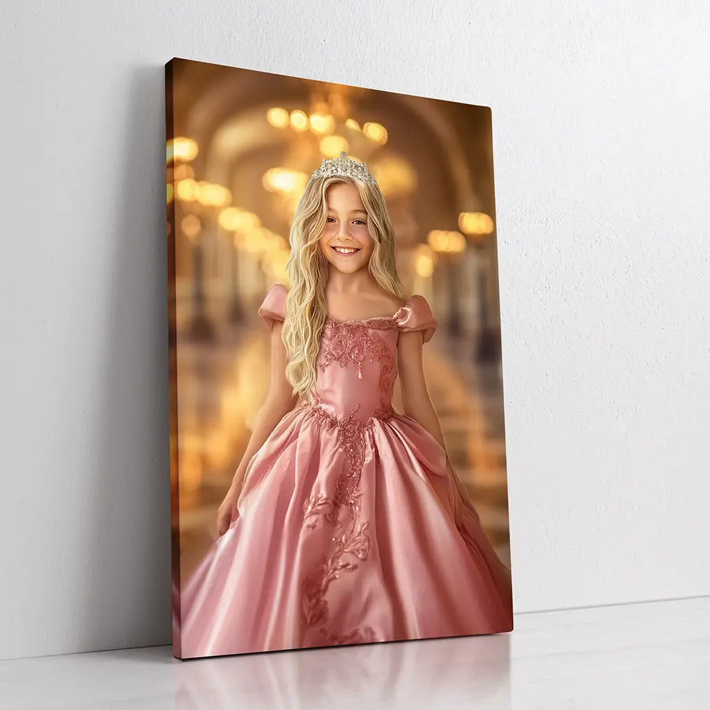 The Little Elegance custom royal girl portrait