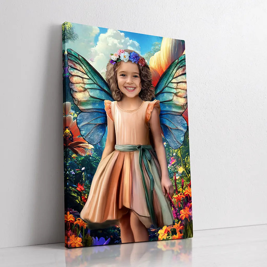 The Little Fairy custom girl portrait