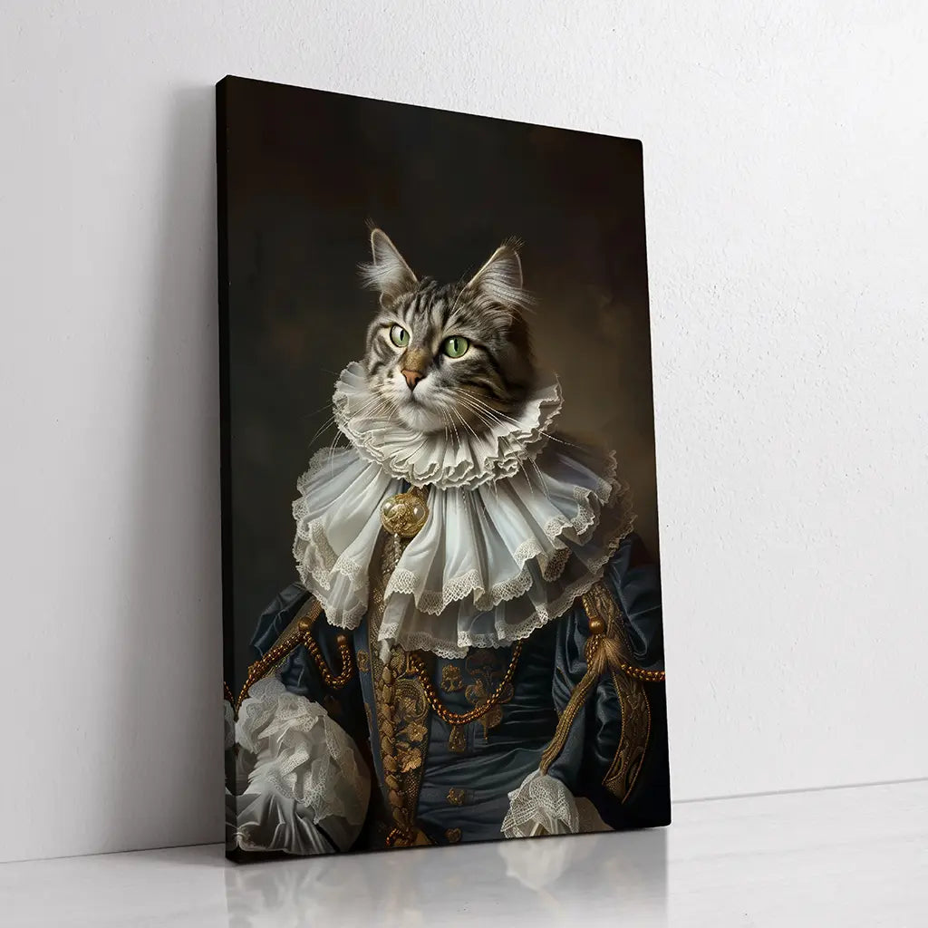 The Lord of Cats custom personalized cat portrait
