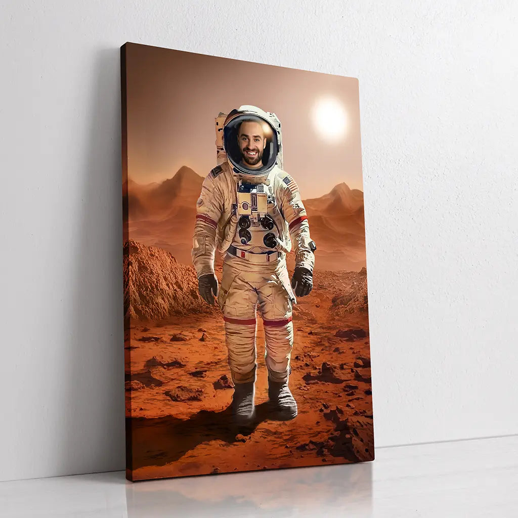 The Mars Explorer astronaut portrait