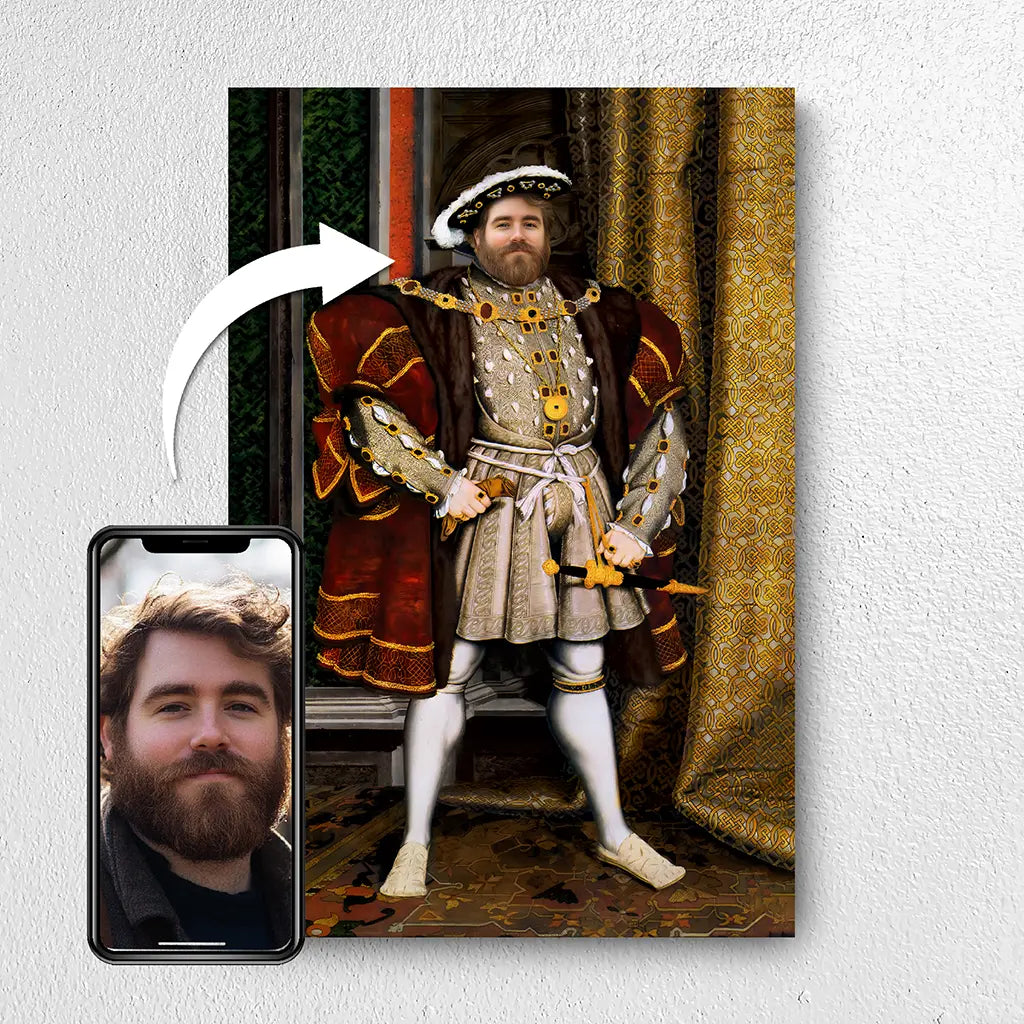 The Monarch custom royal portrait from photo