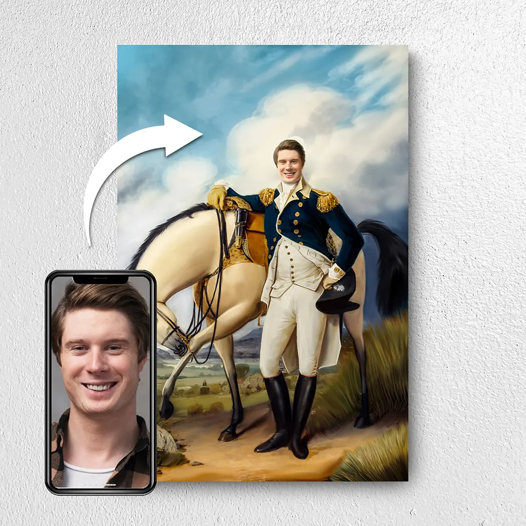 The Noble Commander custom portrait gift