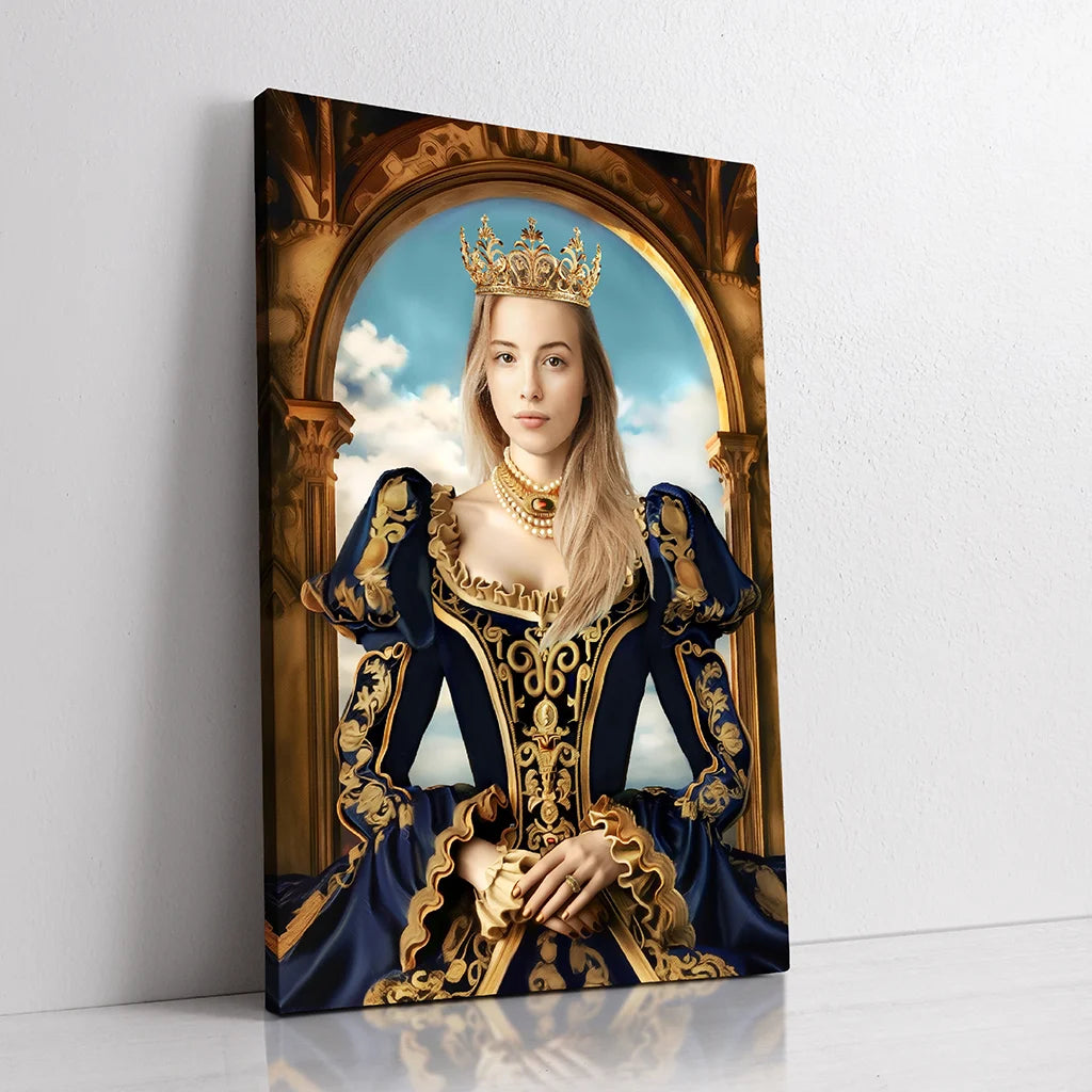 The Princess custom personalized female portrait