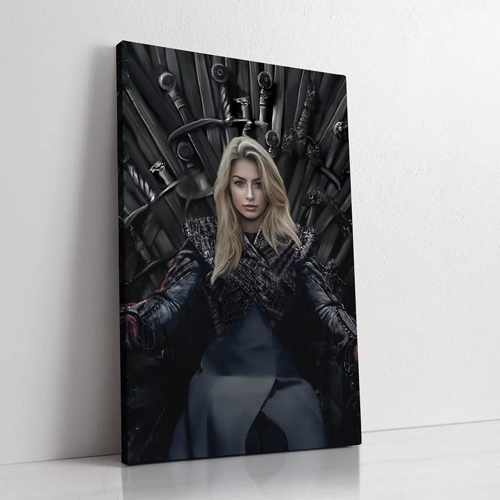 The Queen in the North custom female portrait