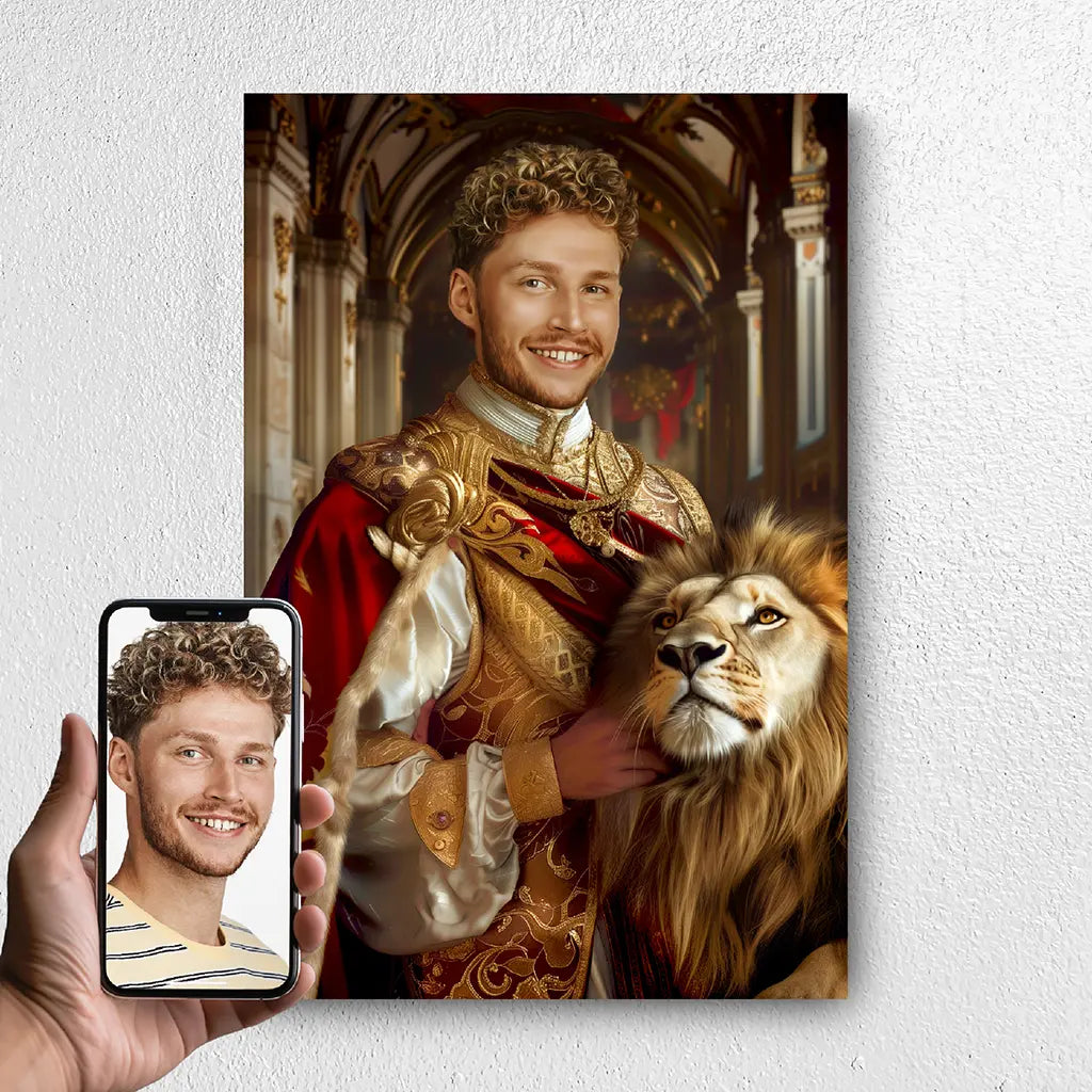 The Roman Lord custom personalized portrait from photo