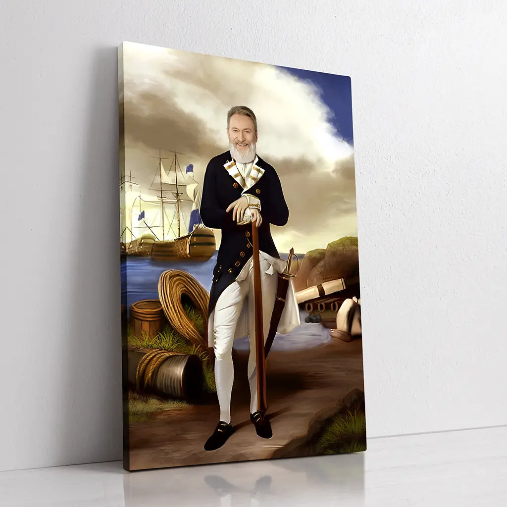 The Royal Admiral custom royal portrait