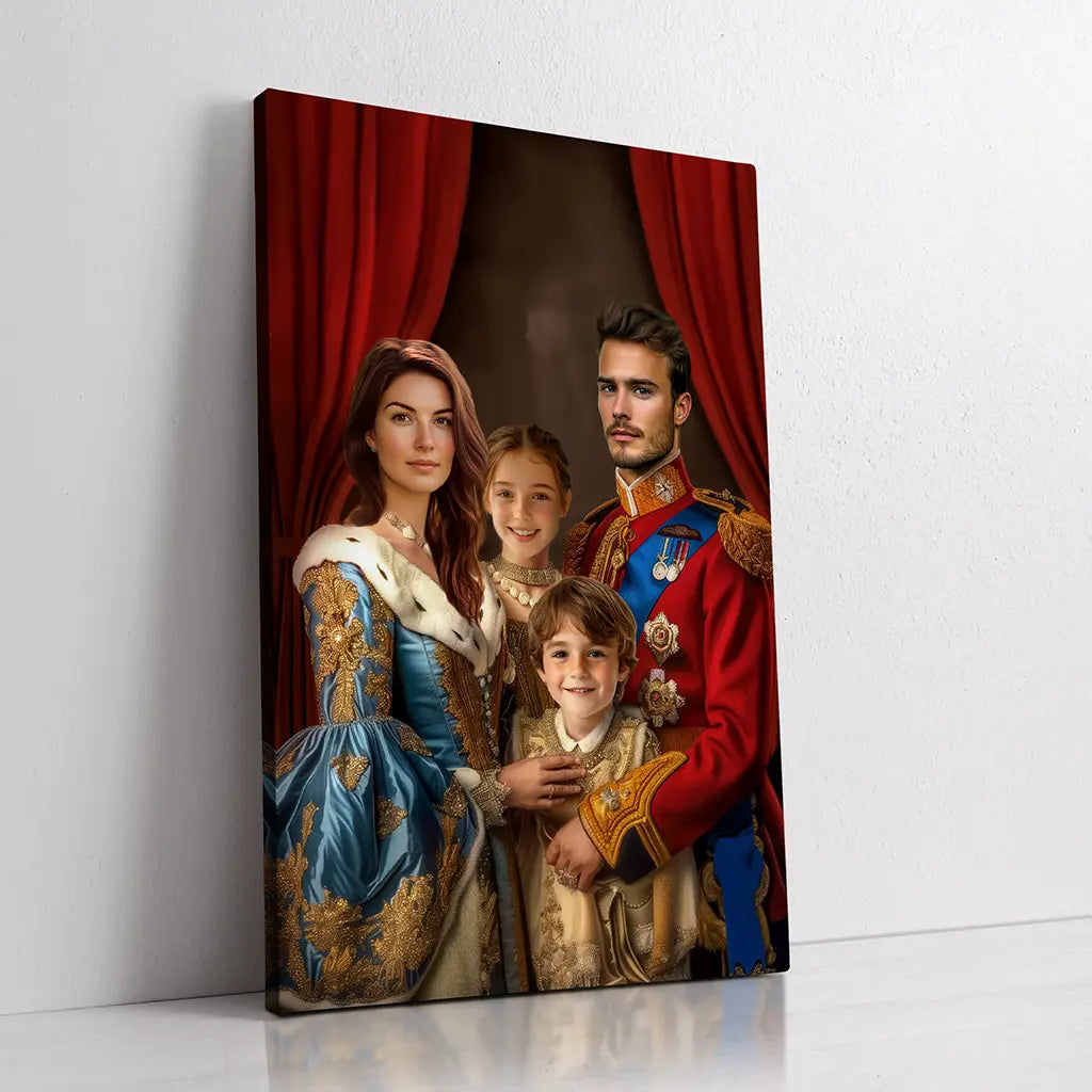 The Royal Family custom royal portrait