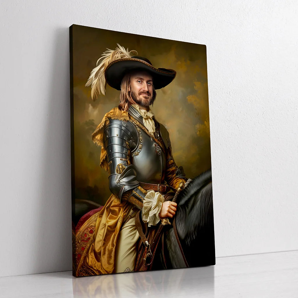 he Royal Knight custom personalized portrait