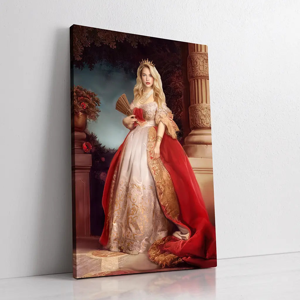 The Scarlet Majesty custom royal portrait