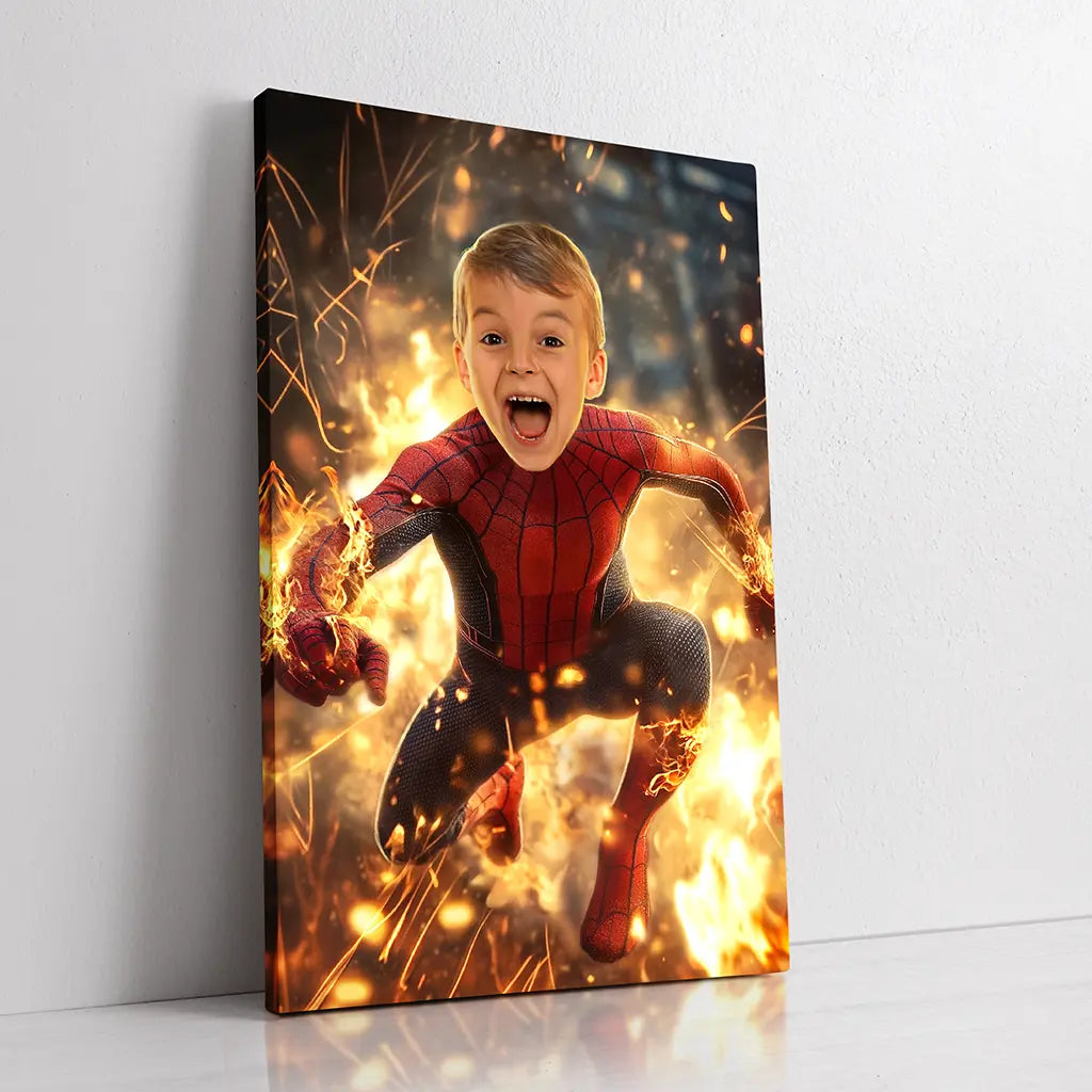 The Superhero custom boy portrait