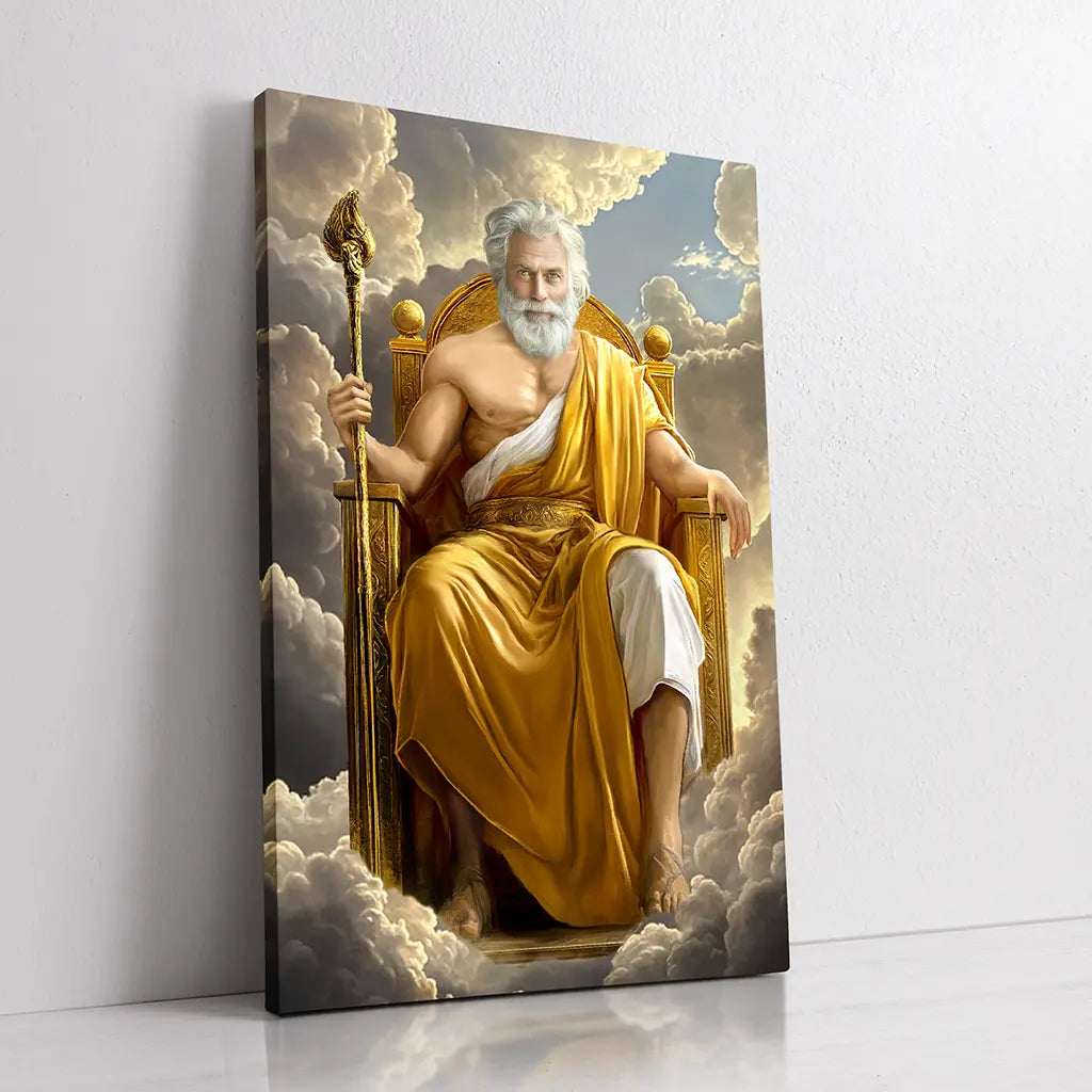 The Zeus custom personalized royal portrait