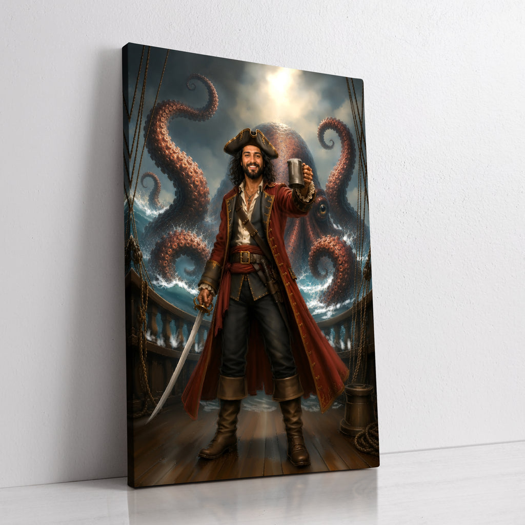 The Kraken Pirate custom  portrait