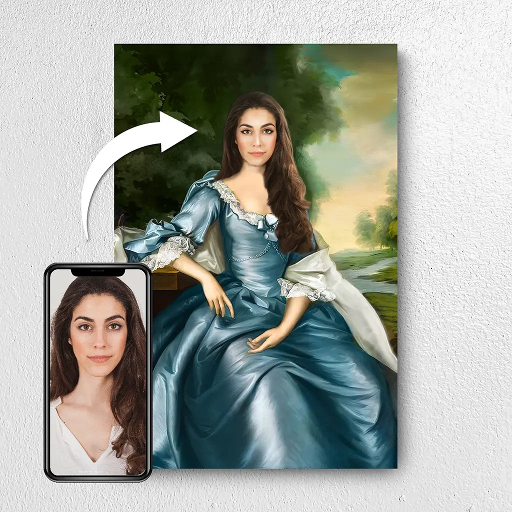 The Lady in Blue