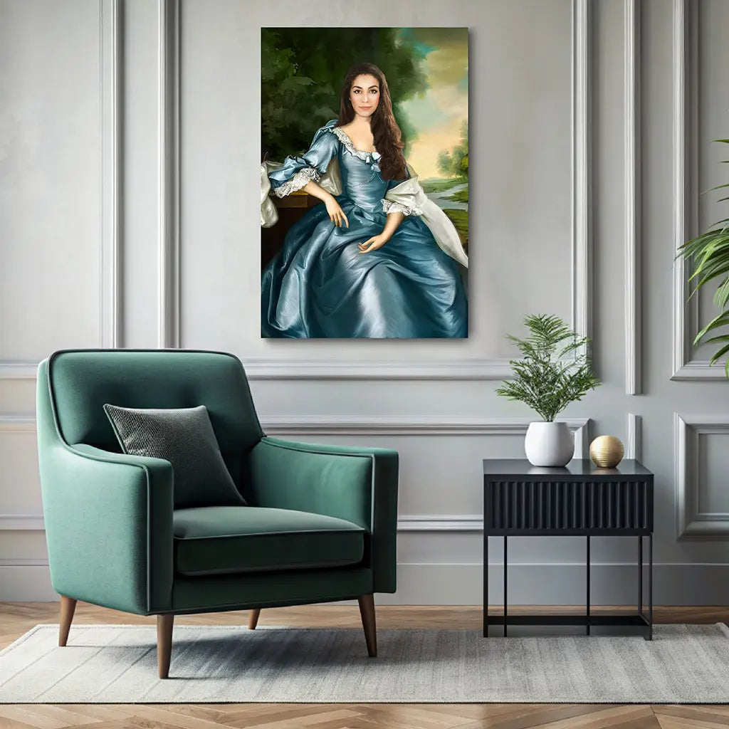 The Lady in Blue